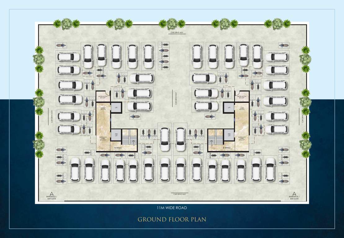 riddhi siddhi apartment Riddhi Siddhi Apartment Cluster Plan
