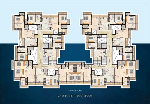 Riddhi Siddhi Apartment Cluster Plan riddhi-siddhi-apartment Riddhi Siddhi Apartment Cluster Plan