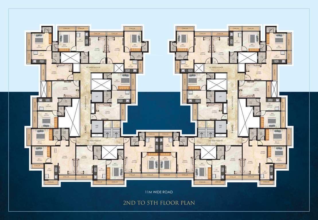 riddhi siddhi apartment Riddhi Siddhi Apartment Cluster Plan