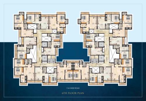 Riddhi Siddhi Apartment Cluster Plan riddhi-siddhi-apartment Riddhi Siddhi Apartment Cluster Plan