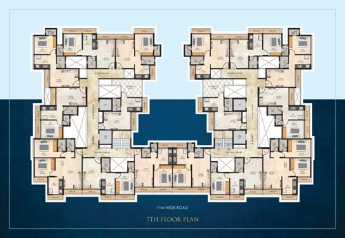 Riddhi Siddhi Apartment Cluster Plan riddhi-siddhi-apartment Riddhi Siddhi Apartment Cluster Plan
