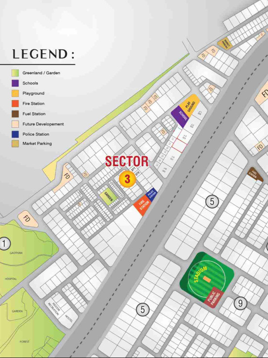 riddhi siddhi apartment Location Plan