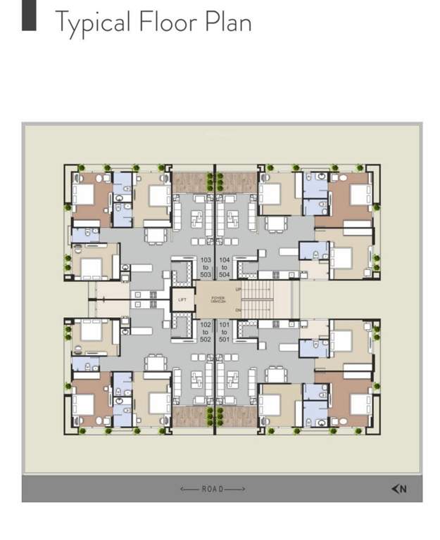  sunrise vista Sunrise Vista Cluster Plan from 1st to 5th Floor