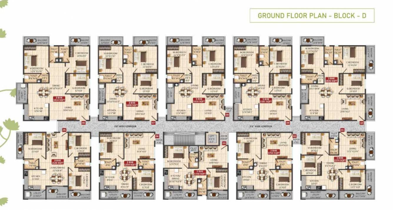  balaji serene Cluster Plan