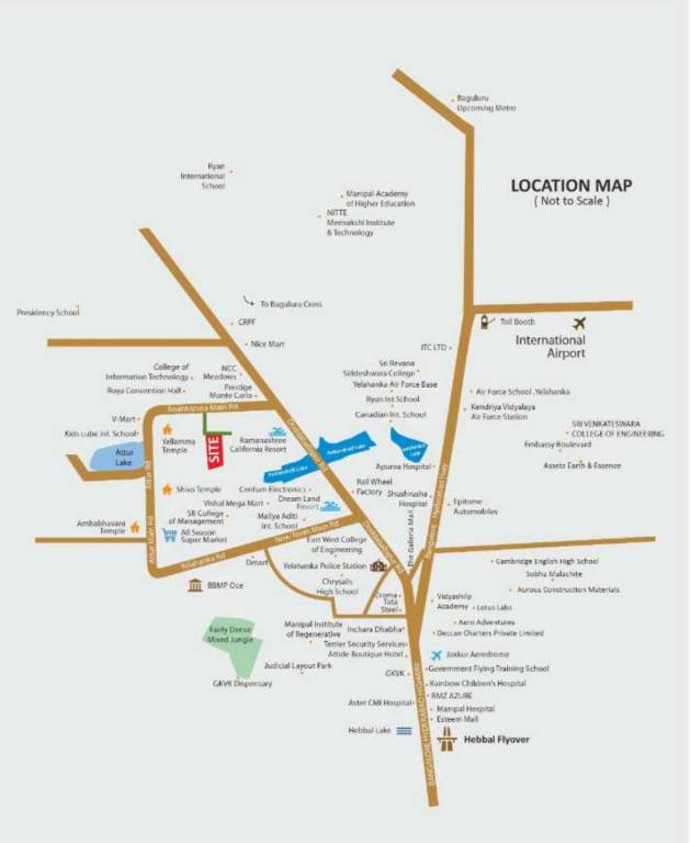  balaji serene Location Plan