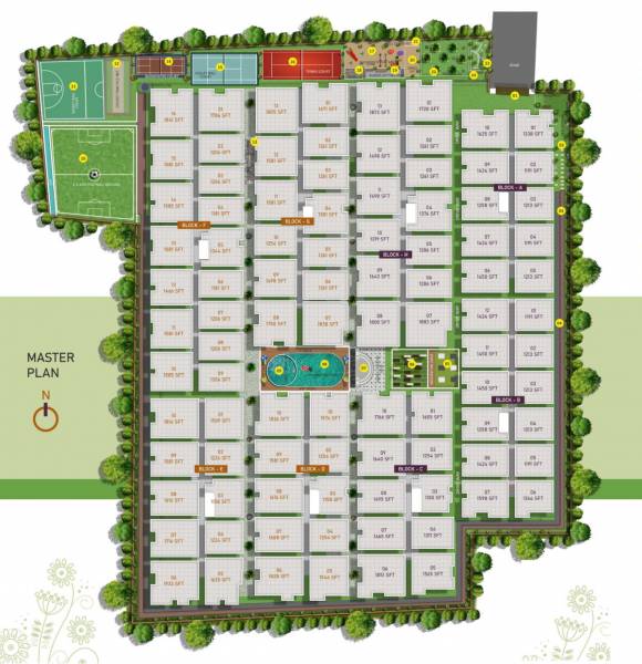  balaji-serene Master Plan