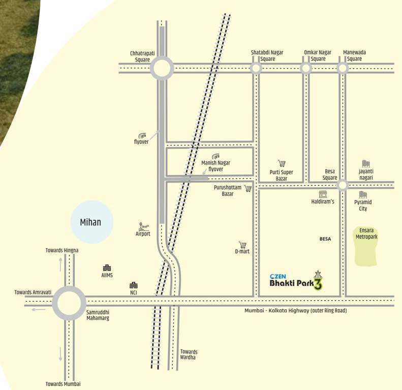  bhakti park 3 Location Plan