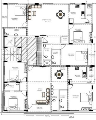  vasantha-vallabha-golden-nest Vasantha Vallabha Golden Nest Cluster Plan from 1st to 5th Floor