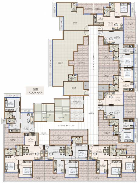  delight-heritage Delight Heritage Cluster Plan for 3rd Floor