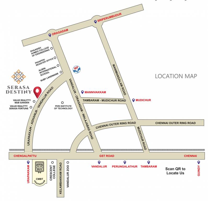  serasa destiny Location Plan