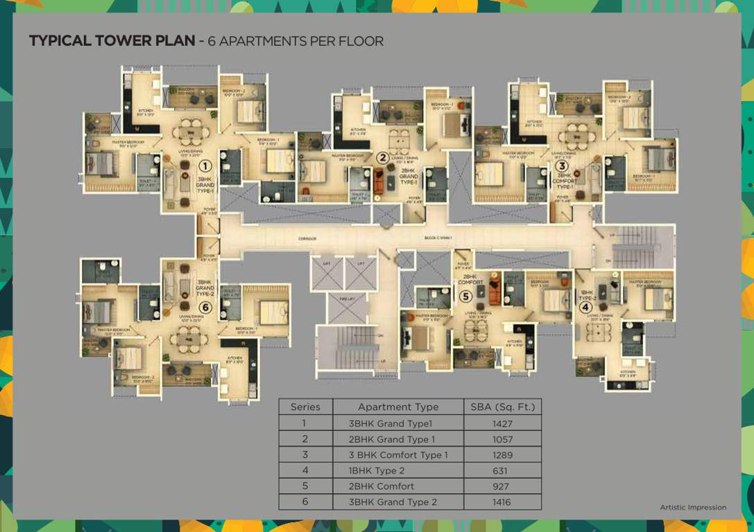  ecopolitan Tower 1 Cluster Plan