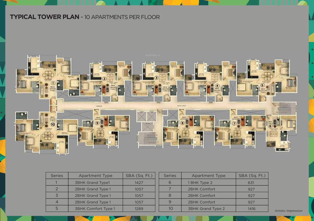  ecopolitan Tower 1 Cluster Plan