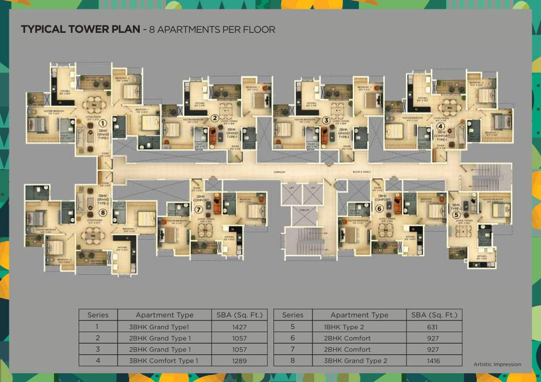  ecopolitan Tower 1 Cluster Plan