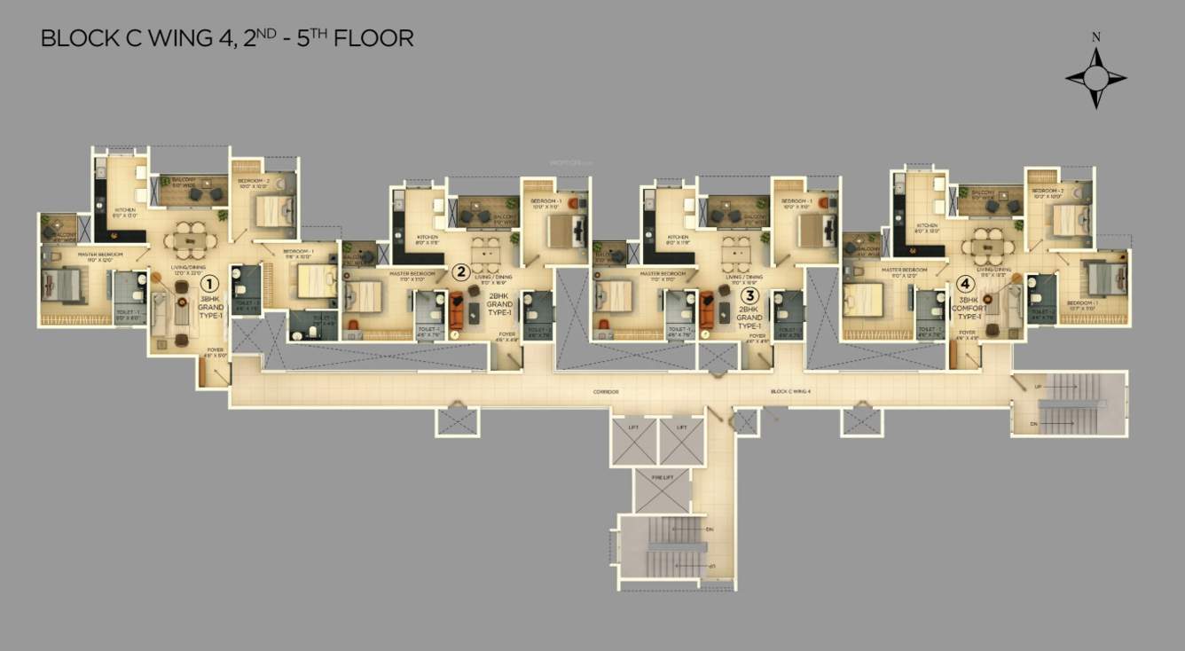  ecopolitan Tower 4 Cluster Plan