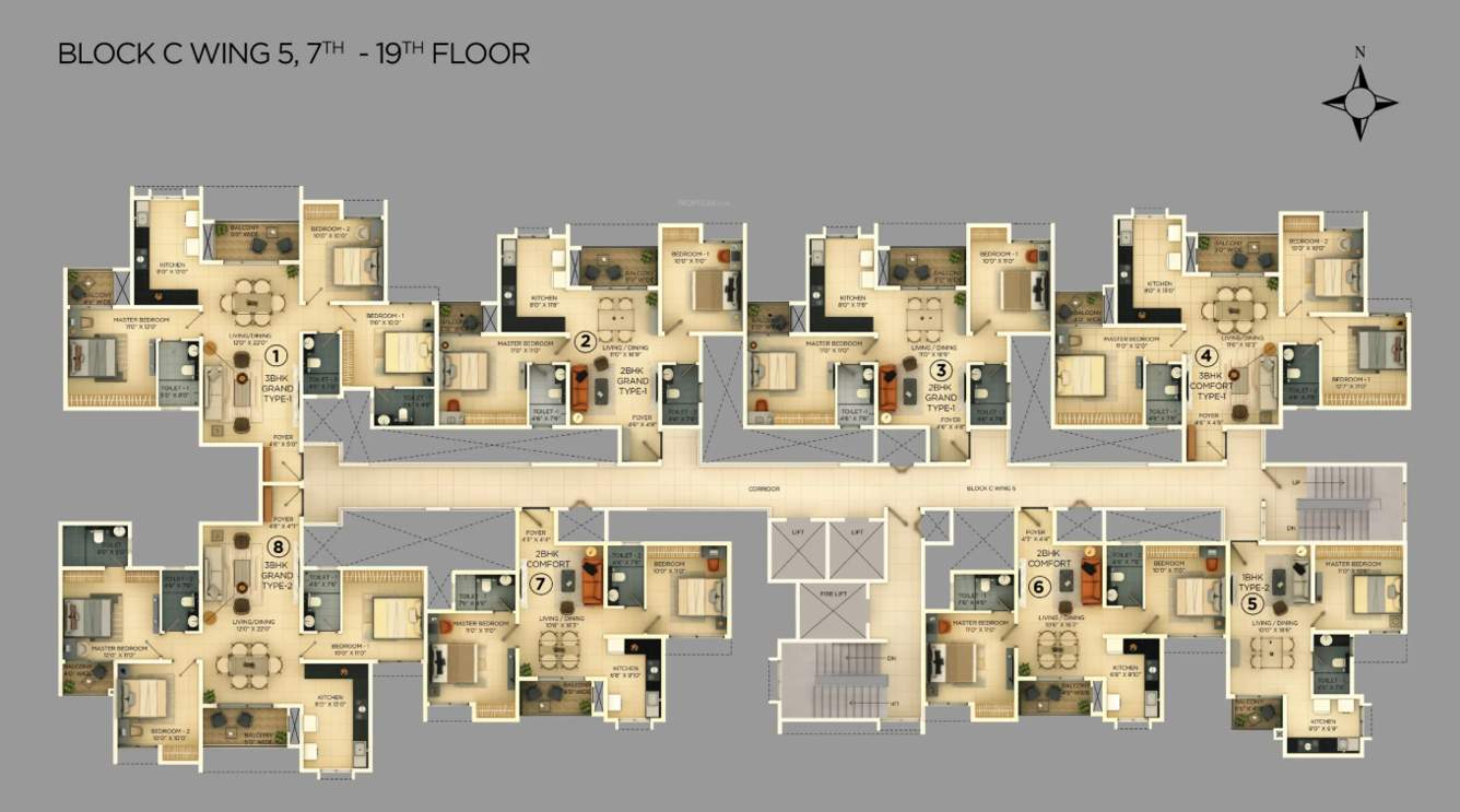  ecopolitan Tower 5 Cluster Plan