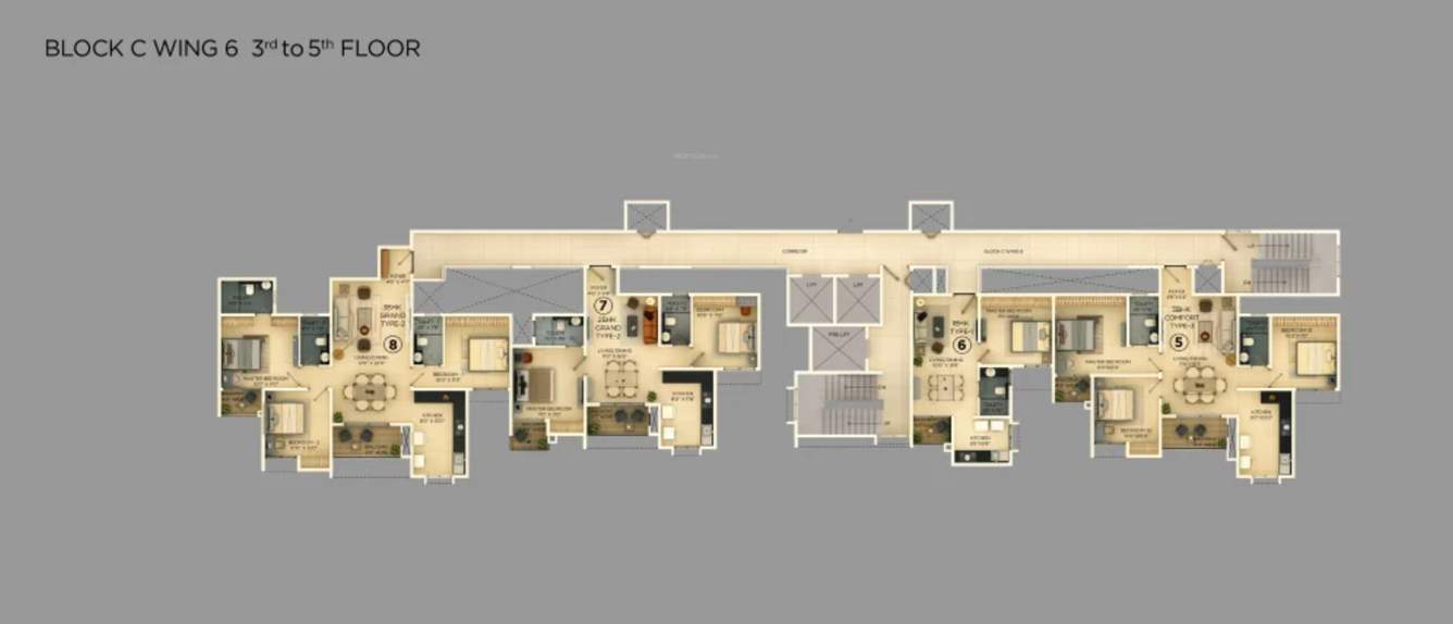  ecopolitan Tower 6 Cluster Plan