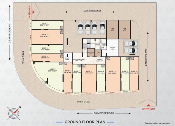  devpriya Devpriya Cluster Plan For Ground Floor