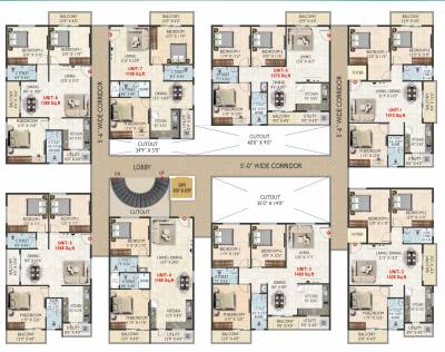  ragam-melodies Block A Cluster Plan