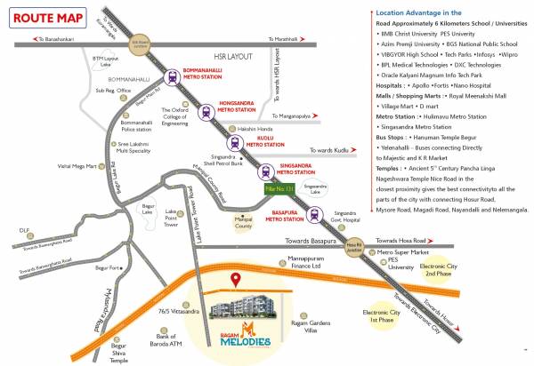  ragam-melodies Location Plan