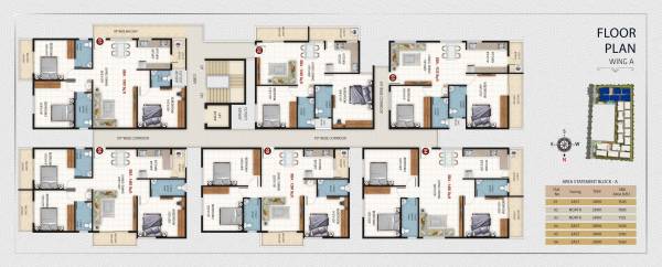  sai-crystal Block A Cluster Plan
