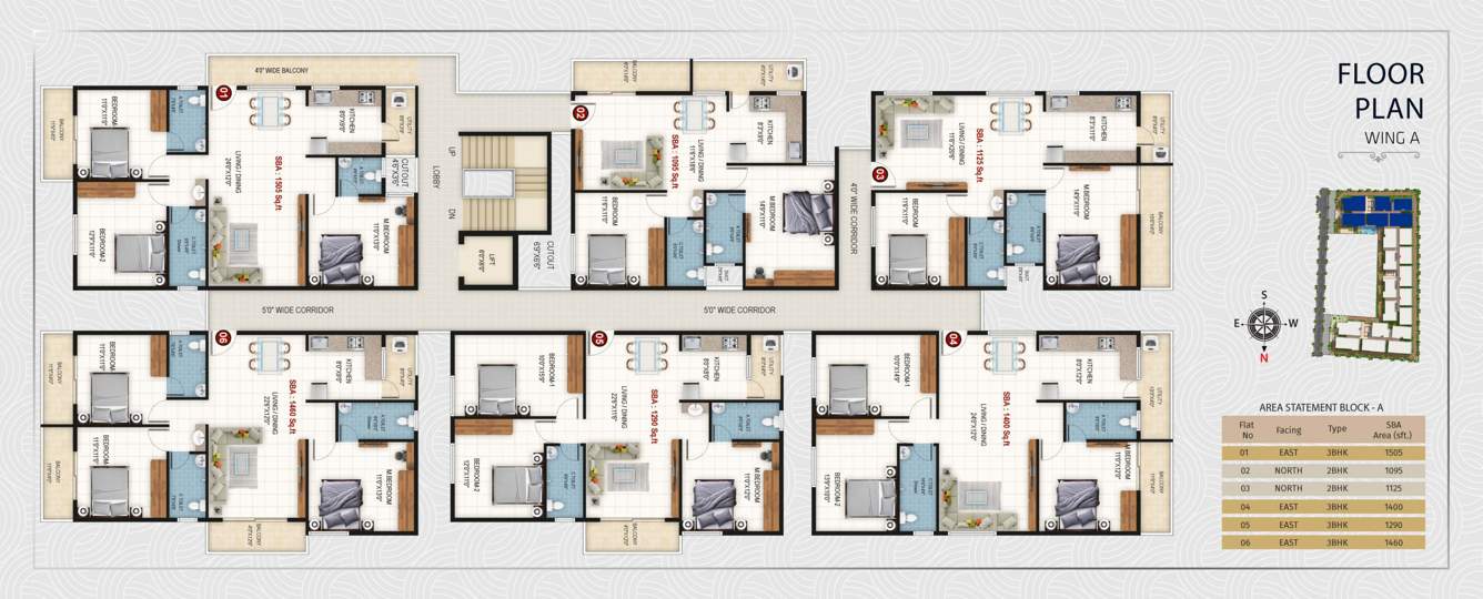  sai crystal Block A Cluster Plan