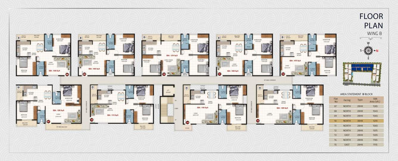  sai crystal Block B Cluster Plan