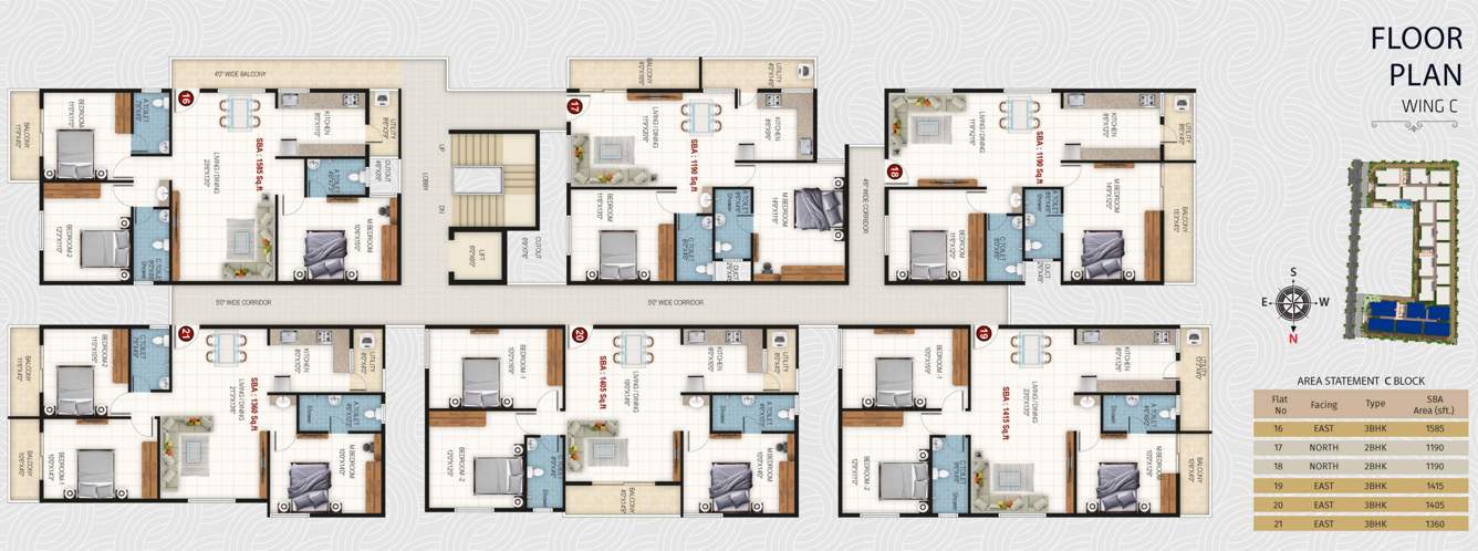  sai crystal Block C Cluster Plan