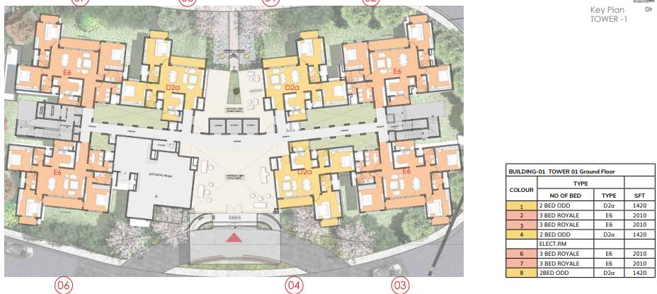  serenity shores Cluster Plan