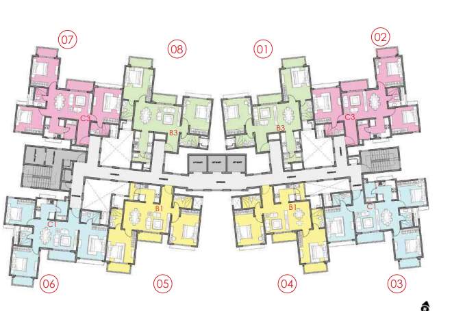  serenity shores Cluster Plan