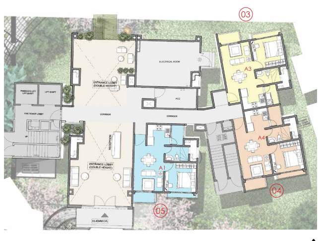  serenity shores Cluster Plan