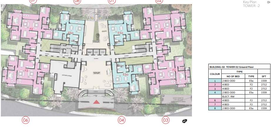  serenity shores Cluster Plan