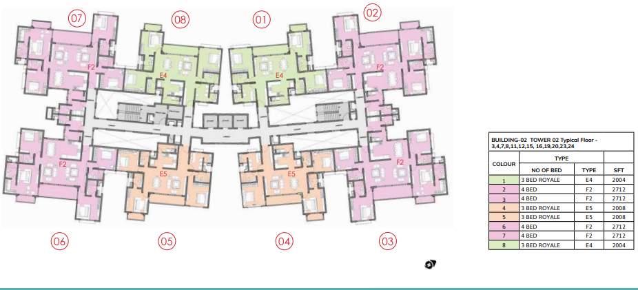  serenity shores Cluster Plan