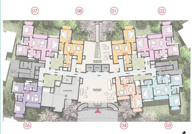  serenity shores Cluster Plan