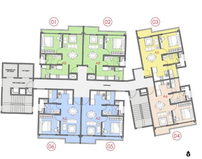  serenity shores Cluster Plan