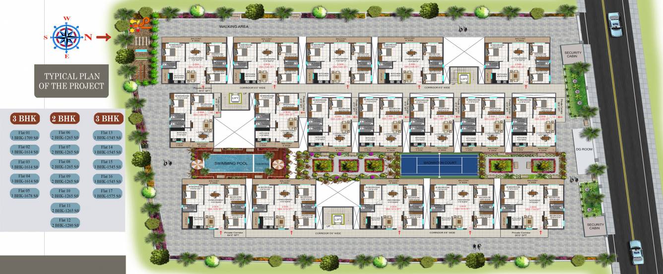  bhoomika heritage Bhoomika Heritage Typical Cluster Plan