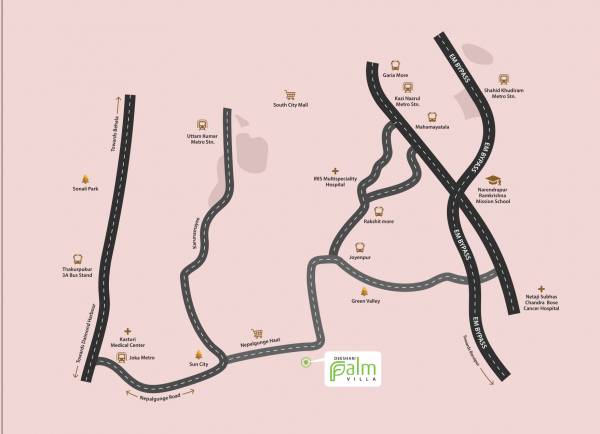  palm-villa Location Plan