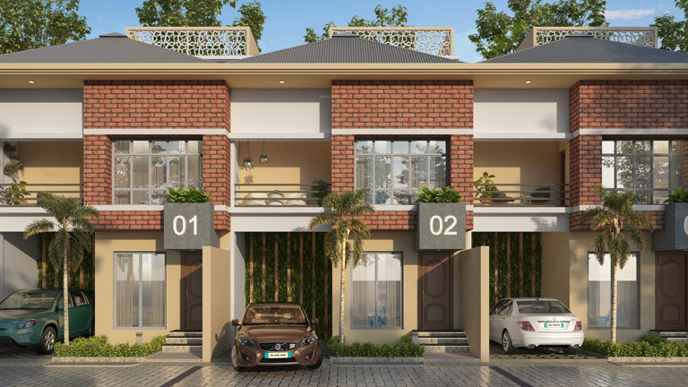  palm villa Elevation