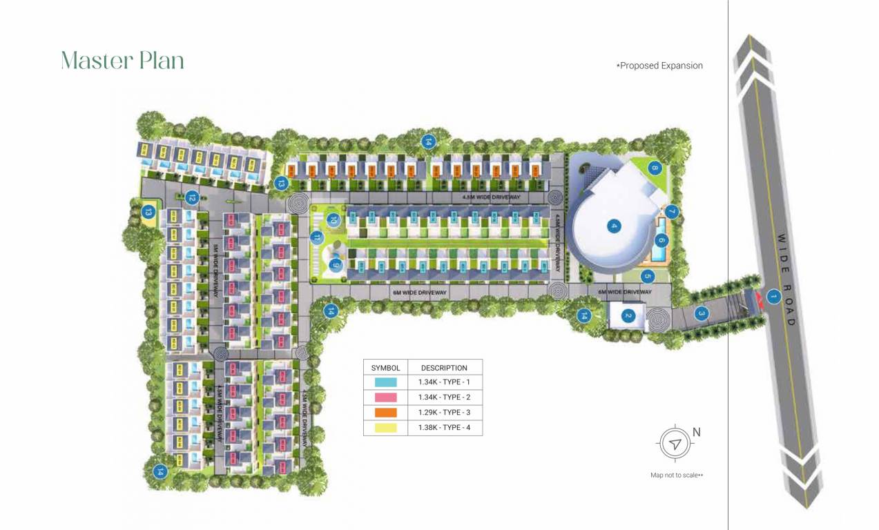  palm villa Master Plan