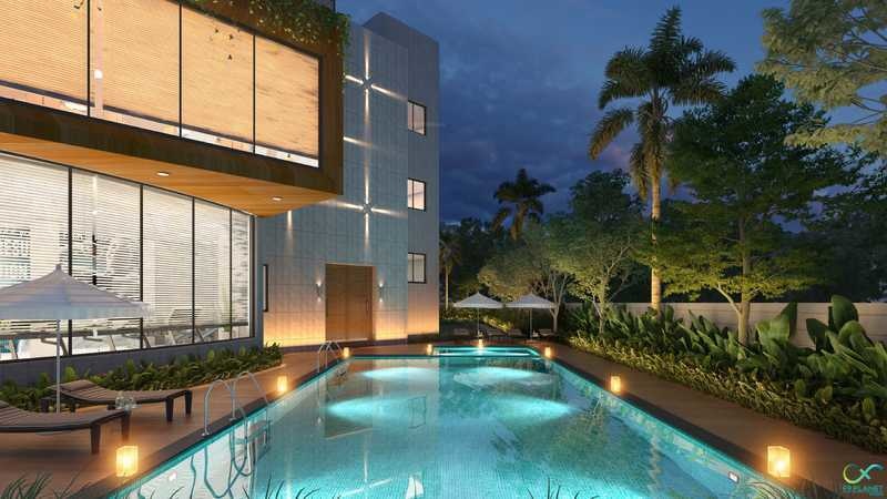  palm villa Swimming Pool