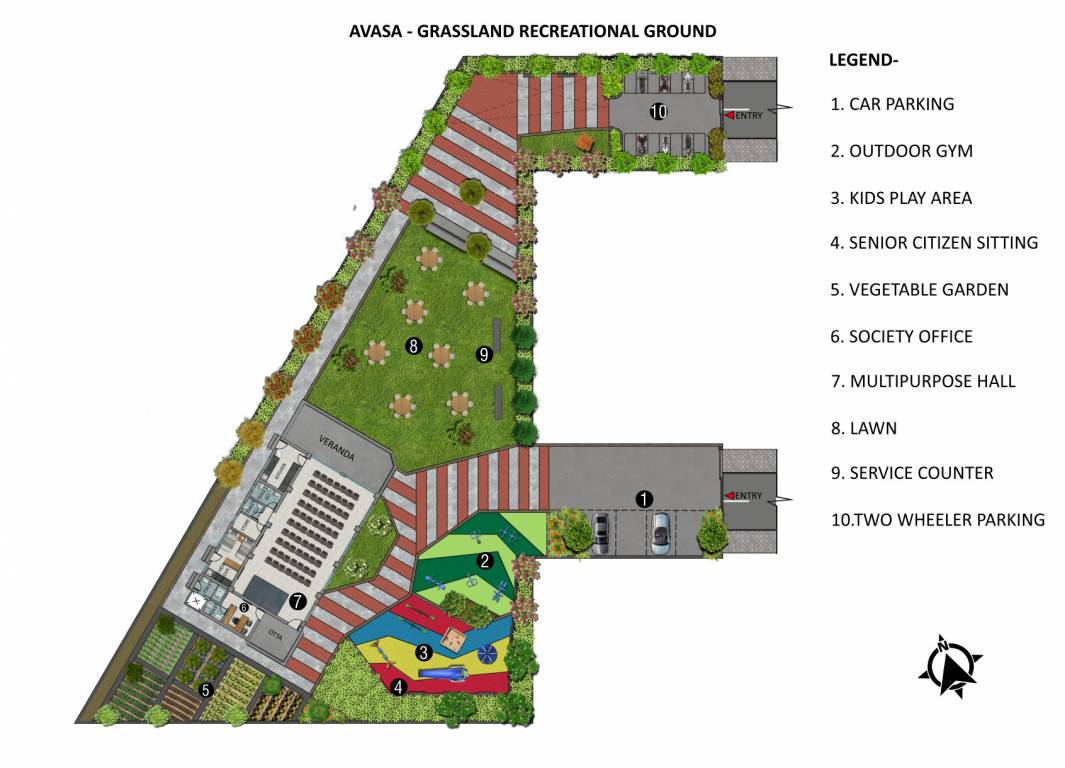  avasa grassland Layout Plan
