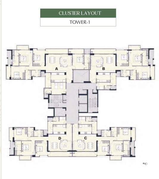  urban-oasis Urban Oasis Tower 1 Cluster Plan
