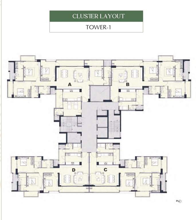  urban oasis Urban Oasis Tower 1 Cluster Plan