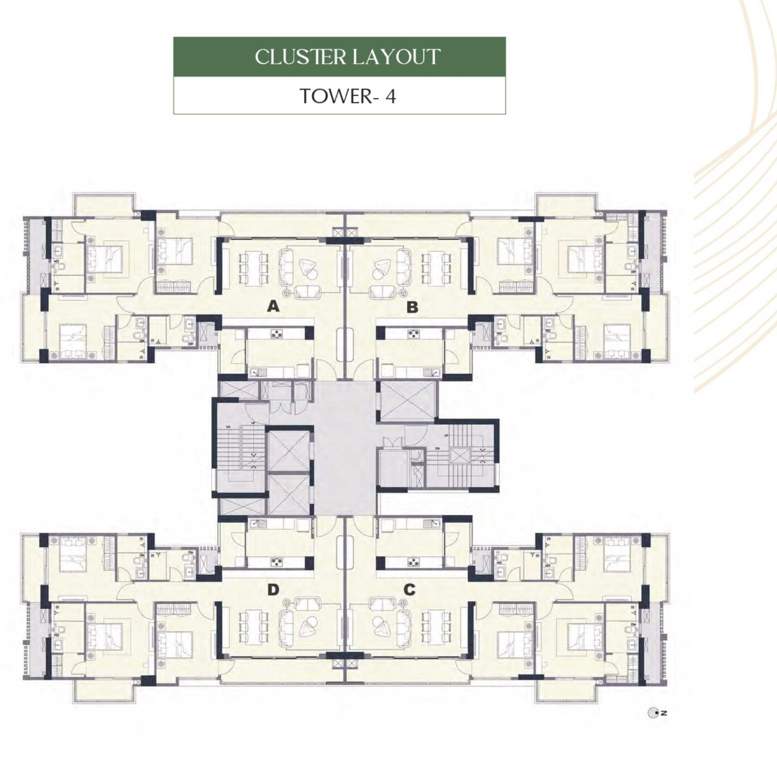  urban oasis Urban Oasis Tower 4 Cluster Plan