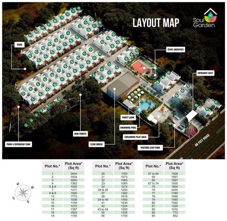  soul garden Layout Plan