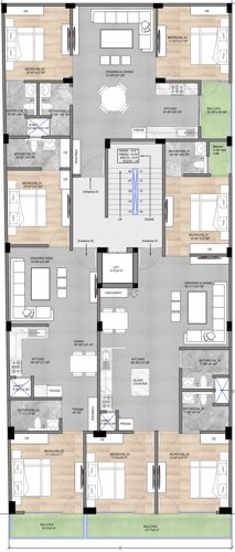  myra-vista-residency Myra Vista Residency Typical Cluster Plan
