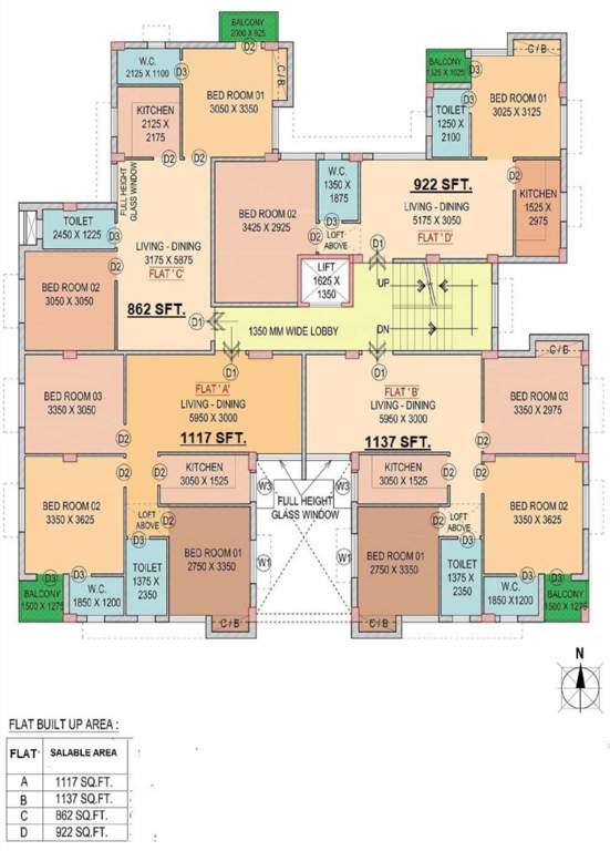  jubilee apartment Jubilee Apartment Cluster Plan