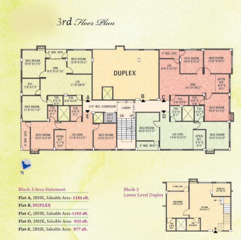  natural city phase ii Natural City Phase II Cluster Plan For 3rd Floor