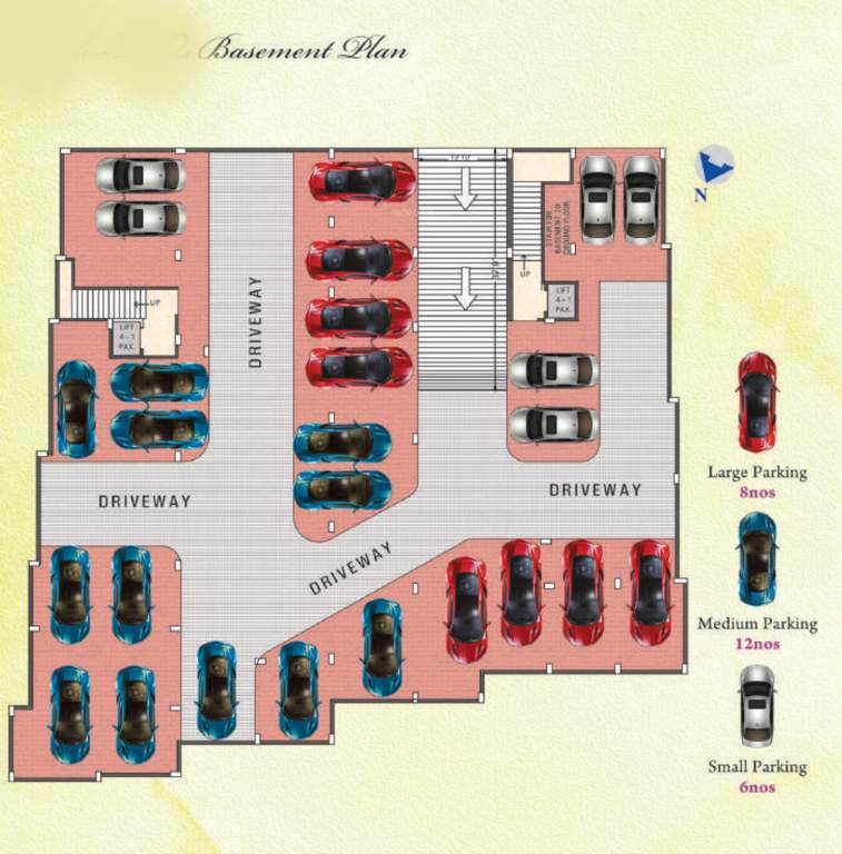  natural city phase ii Natural City Phase II Cluster Plan For Basement Floor 