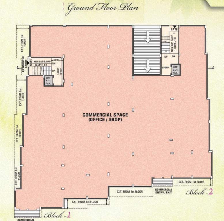  natural city phase ii Natural City Phase II Cluster Plan For Ground Floor