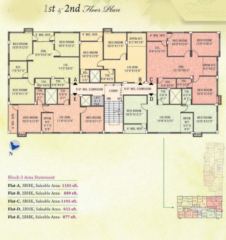  natural city phase ii Natural City Phase II Cluster Plan From 1st To 2nd Floor